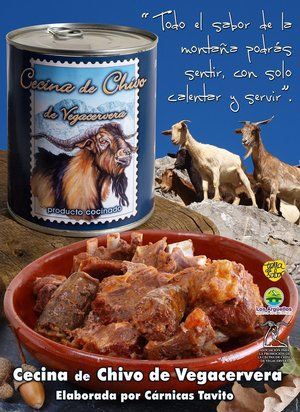 Cecina de chivo curada para cocer